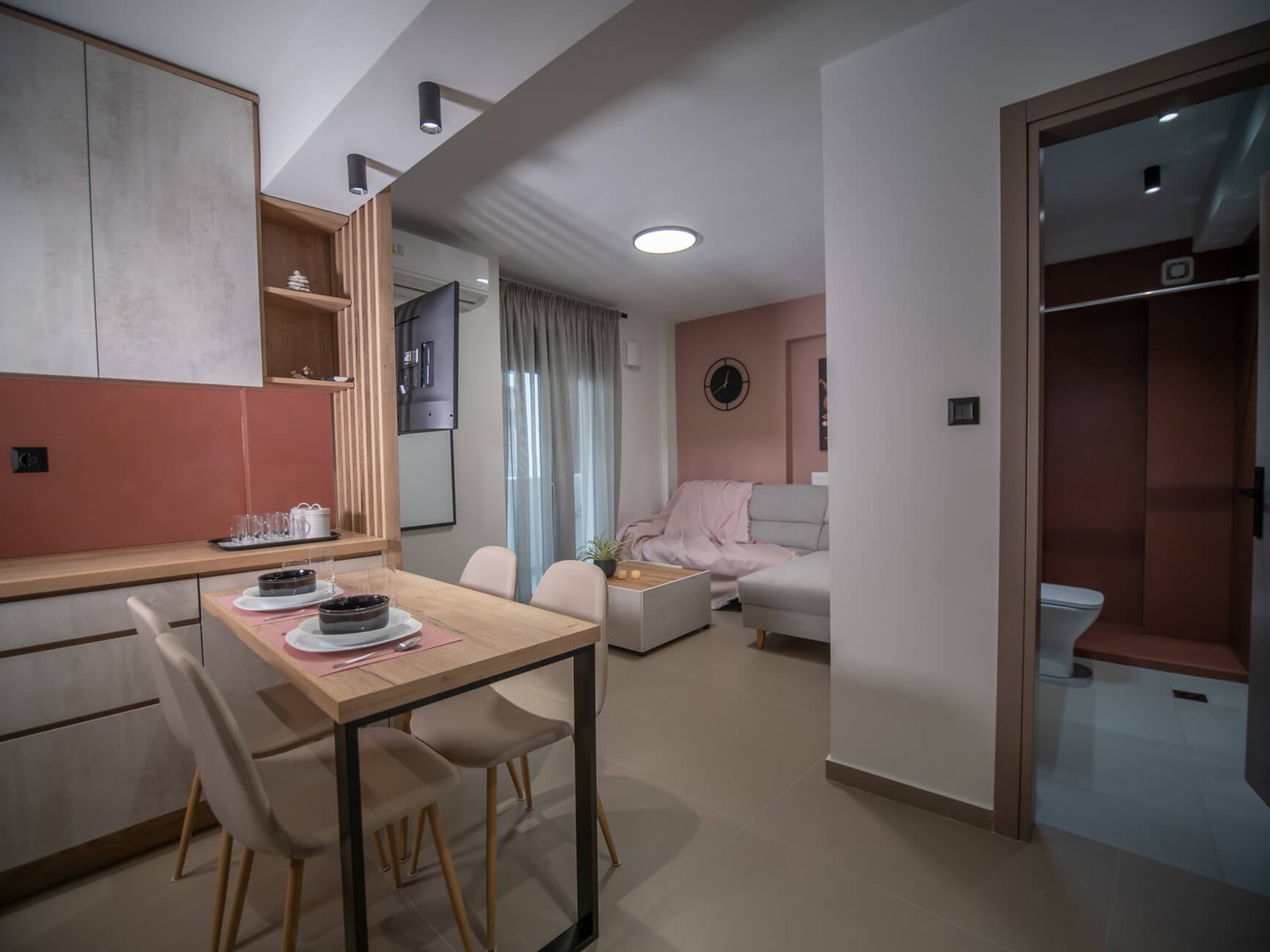 Nestia pink room apartments for rent airbnb volos 6 1